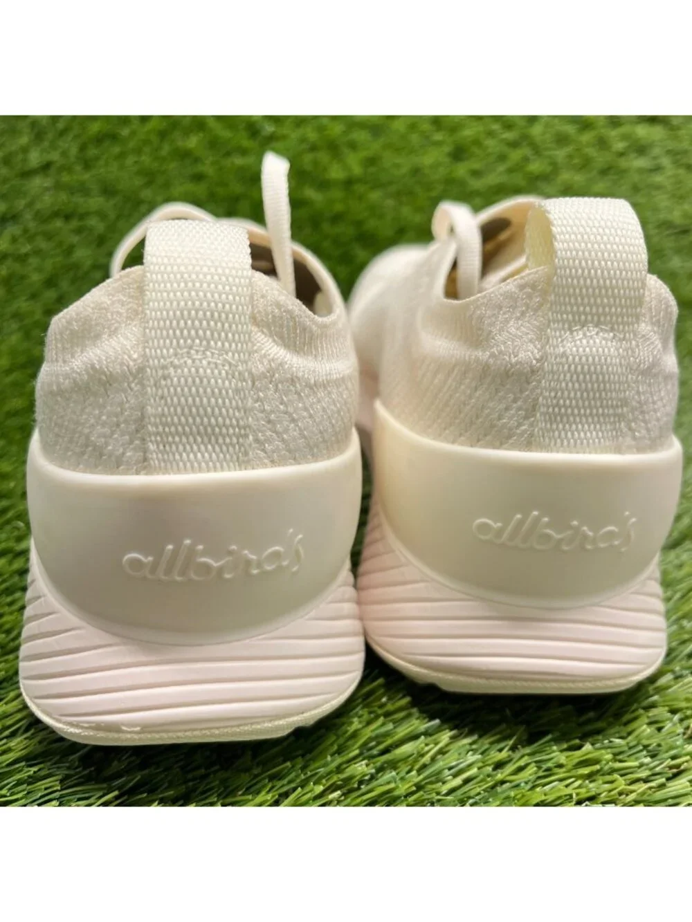 Allbirds Tree Glider Mens Size 8 Ivory Athletic Running Knit Shoes Sneakers